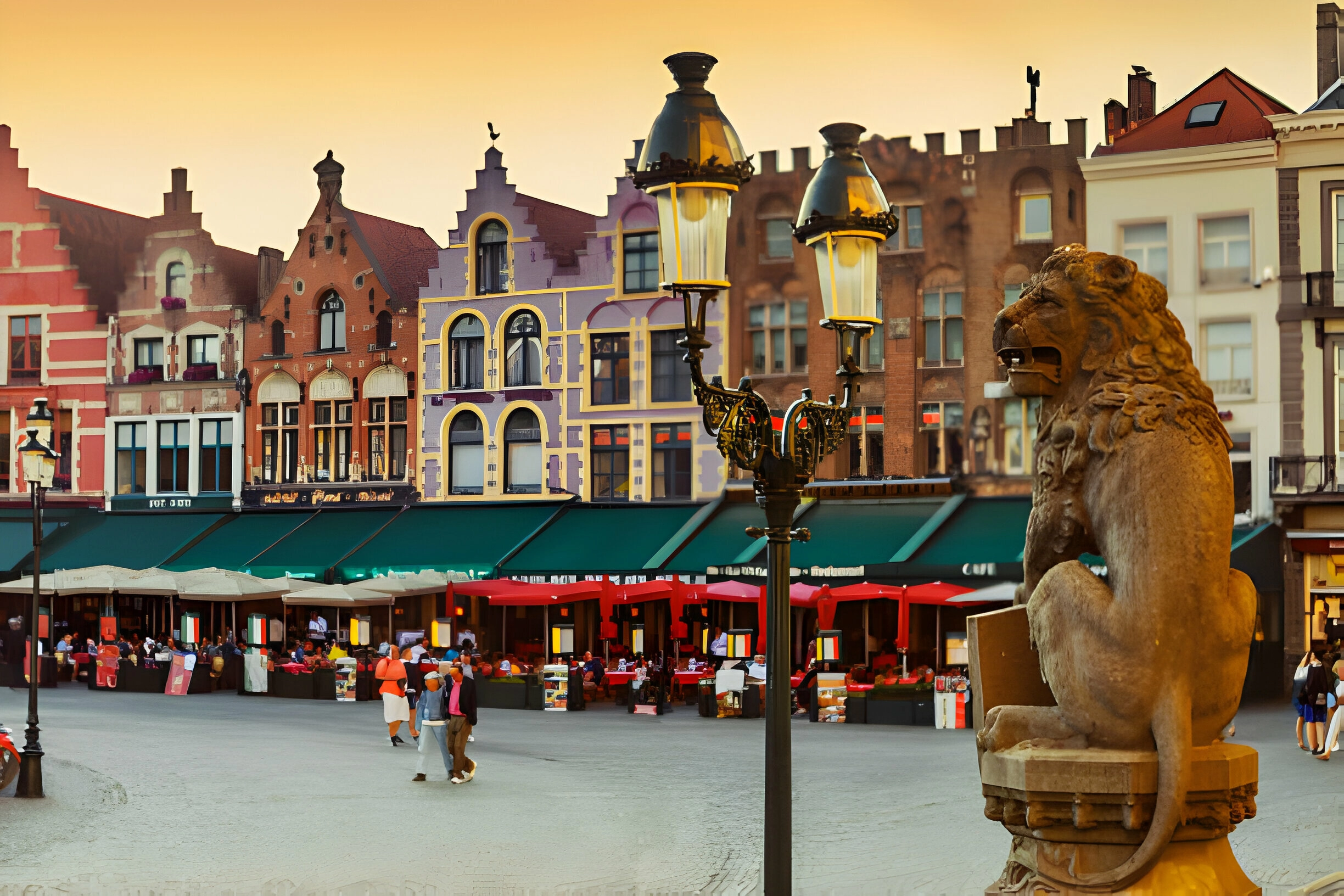 Brugge Markt Meydanı