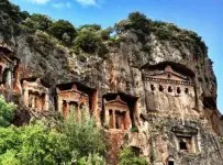 Dalyan Kaunos Kral Kaya Mezarları